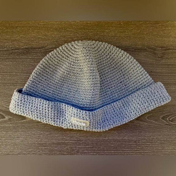 Exclusive RHODE Light Gray Knit Hat - Picture 1 of 1